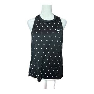Active Seller! Nike Dri-FIT Stars Running Tank Medium Racerback Workout Top